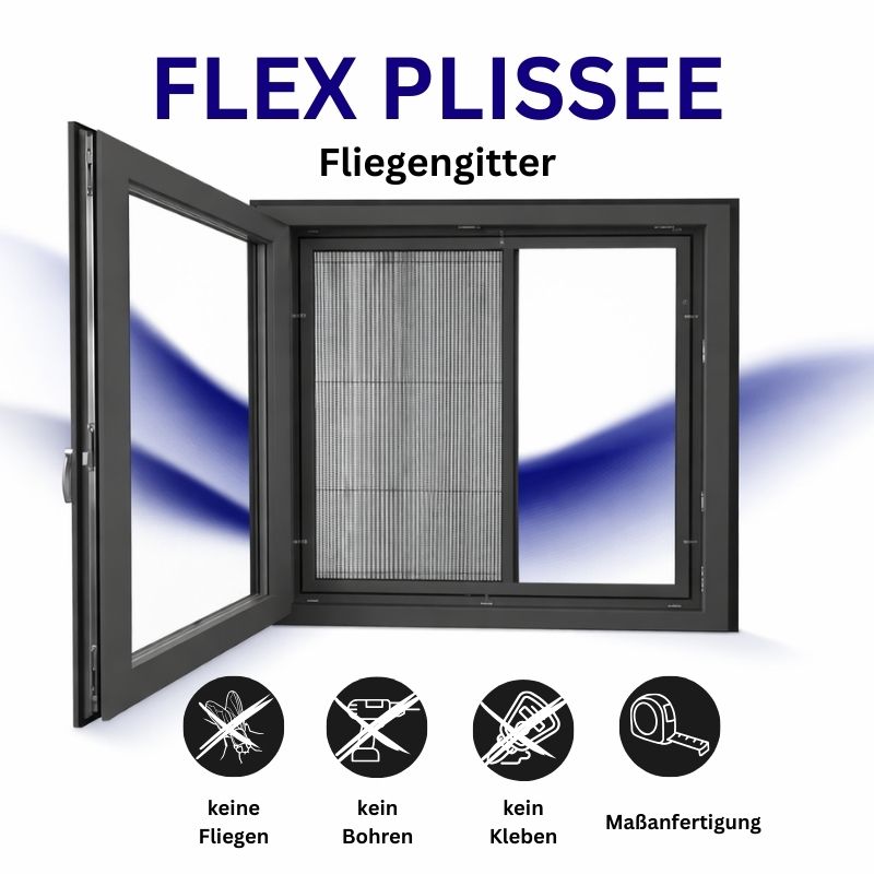 Flex Plissee ( ohne bohren zum klemmen )