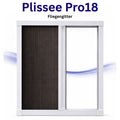 Plissee Pro18 -Insektenschutz Plissee für Fenster(zum schrauben oder kleben)