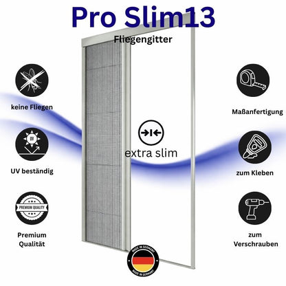 Slim 13mm- Insektenschutz Slim 13mm Einbautiefe (zum schrauben oder kleben)
