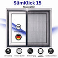 Klickline15 Insektenschutz Plissee