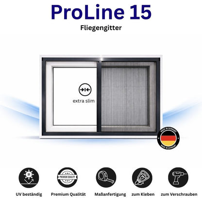 B2B Proline15 Insektenschutz Plissee