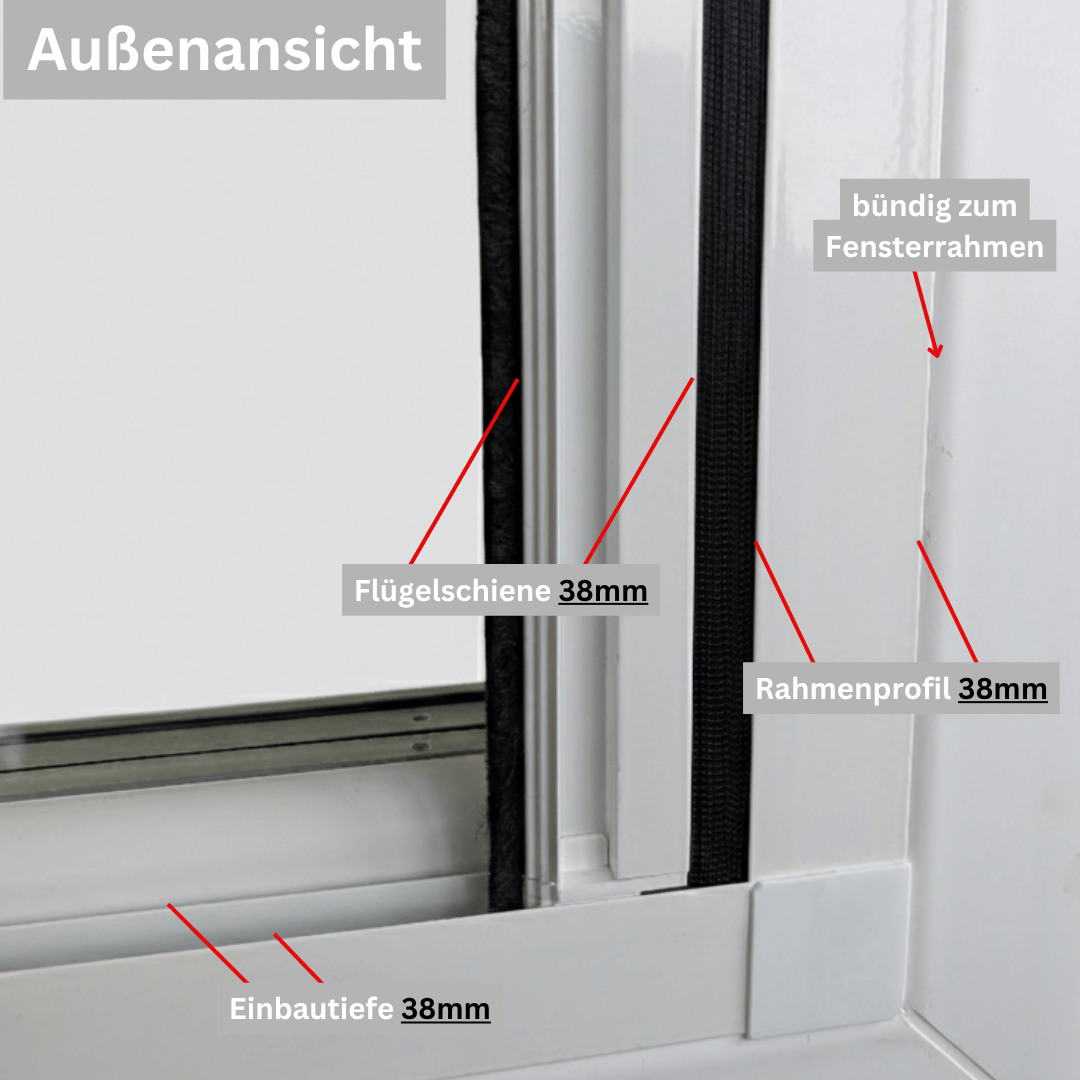 Flexplissee ( ohne bohren zum klemmen)