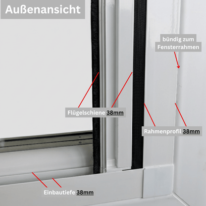 Flexplissee ( ohne bohren zum klemmen)
