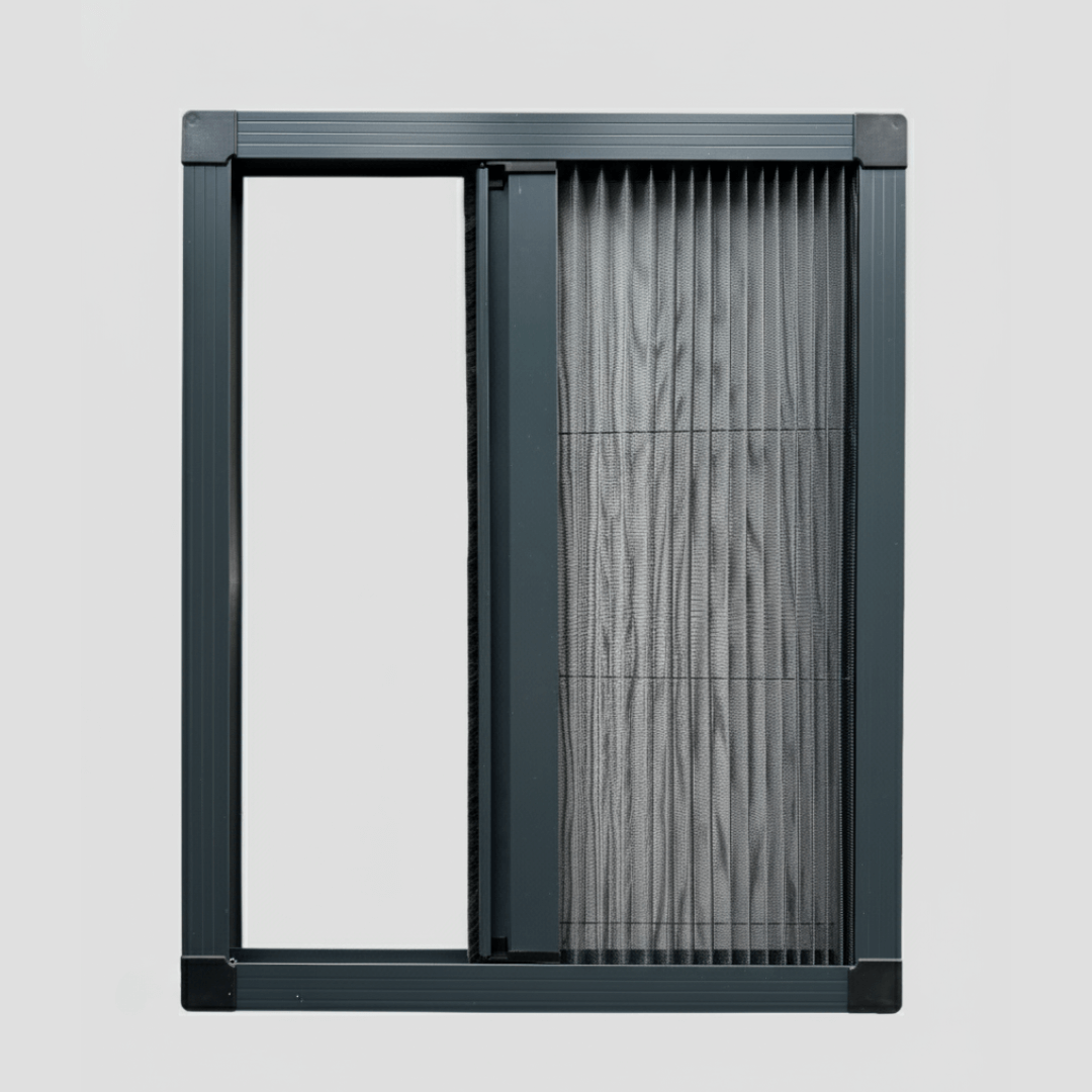 Insektenschutz Plissee für Fenster (zum schrauben oder kleben)