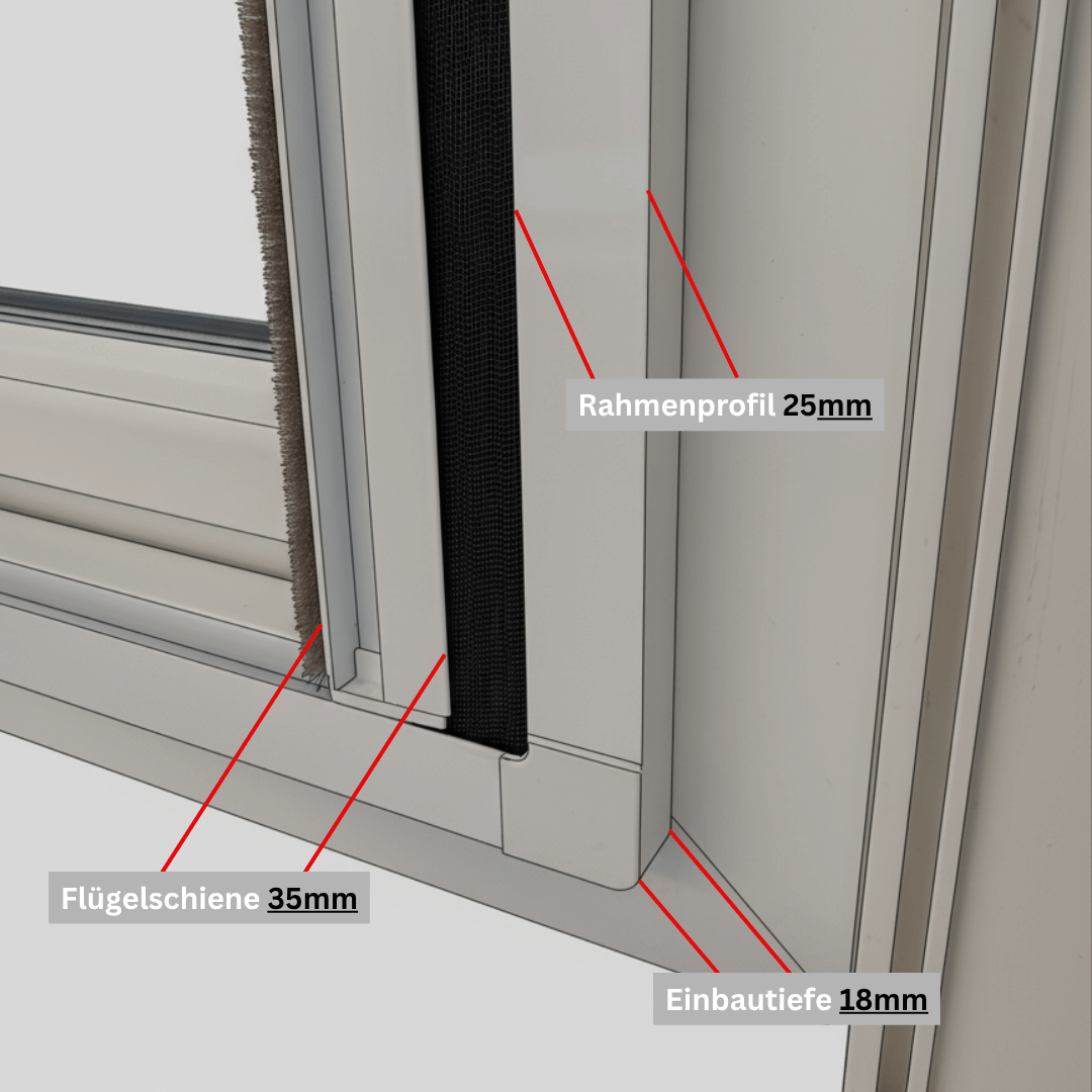 Insektenschutz Plissee für Fenster(zum schrauben oder kleben)
